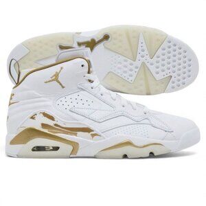Air Jordan MVP Mens Basketball Shoes White Metallic Gold DZ4475 170 (NEW)